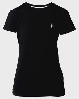 Polo Ladies Allie Ss Pony Stretch T-Shirt Black