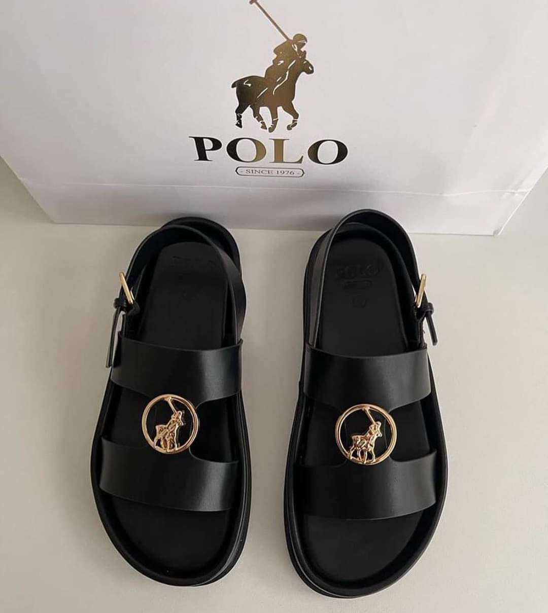 PREORDERS ONLY ! NO REFUNDS! JUNE DELIVERY - LIMITED STOCK NO REFUNDS Polo Posh Moulded Slide Ladies Shoe
