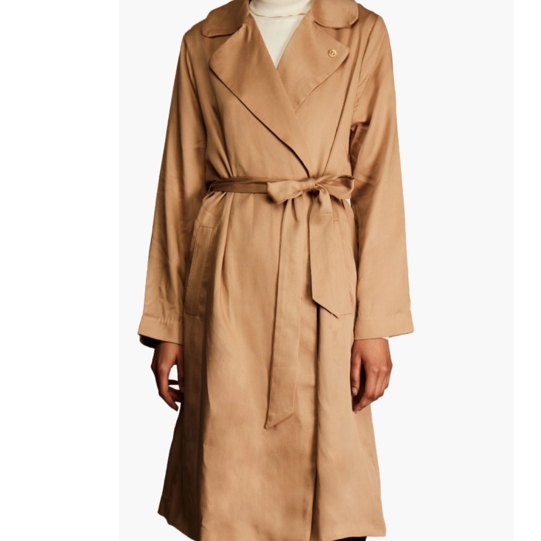 Polo Women R&D Camel Soft Trench Coats