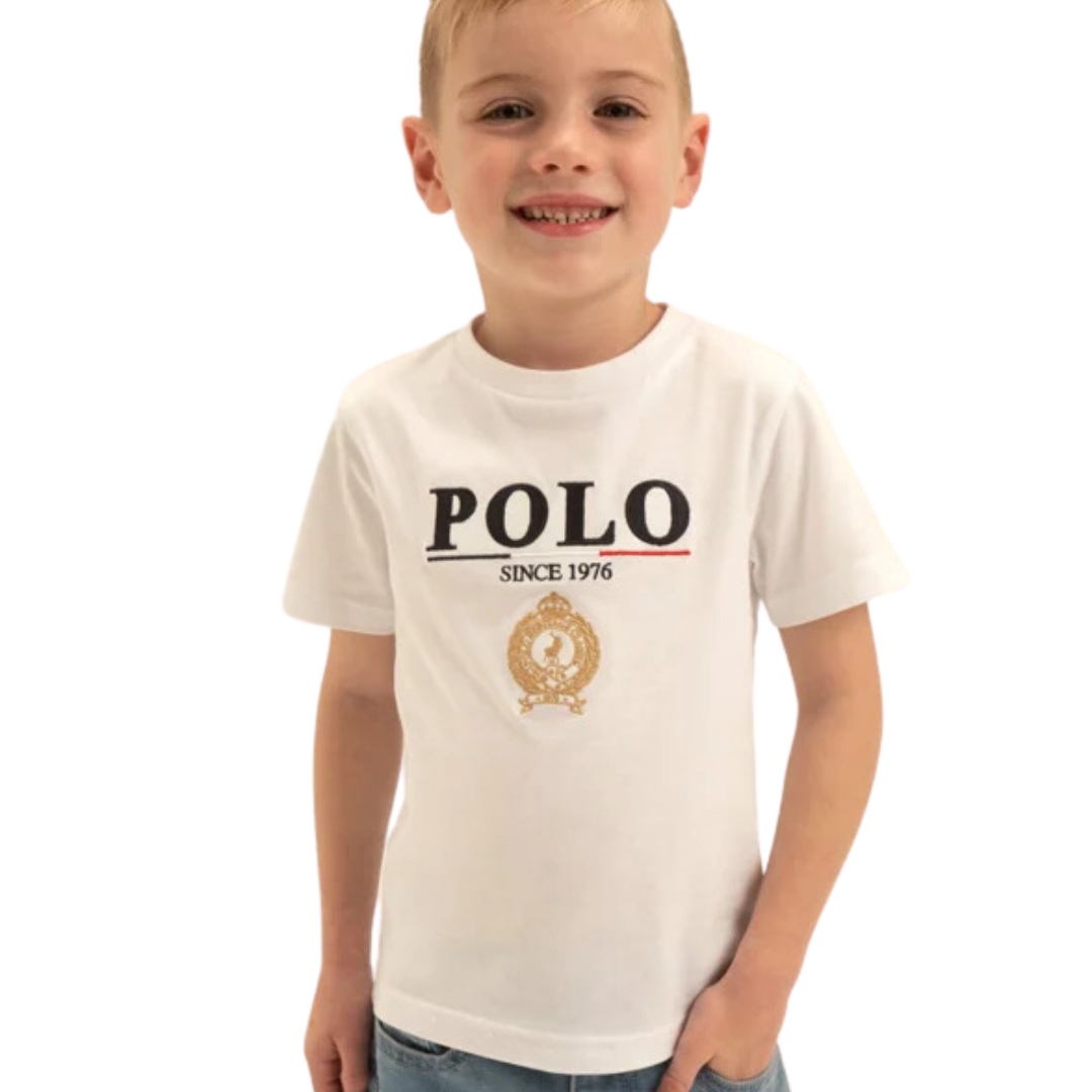 Polo Kids Boys Logan Crested Tee
