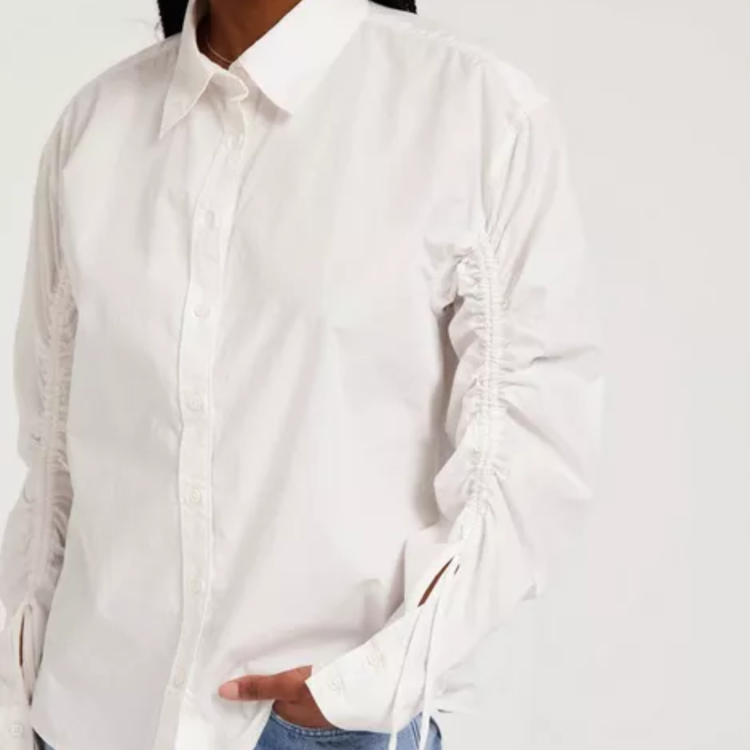 Levis Ladies Alena Blouse White Alyssum White Shirt