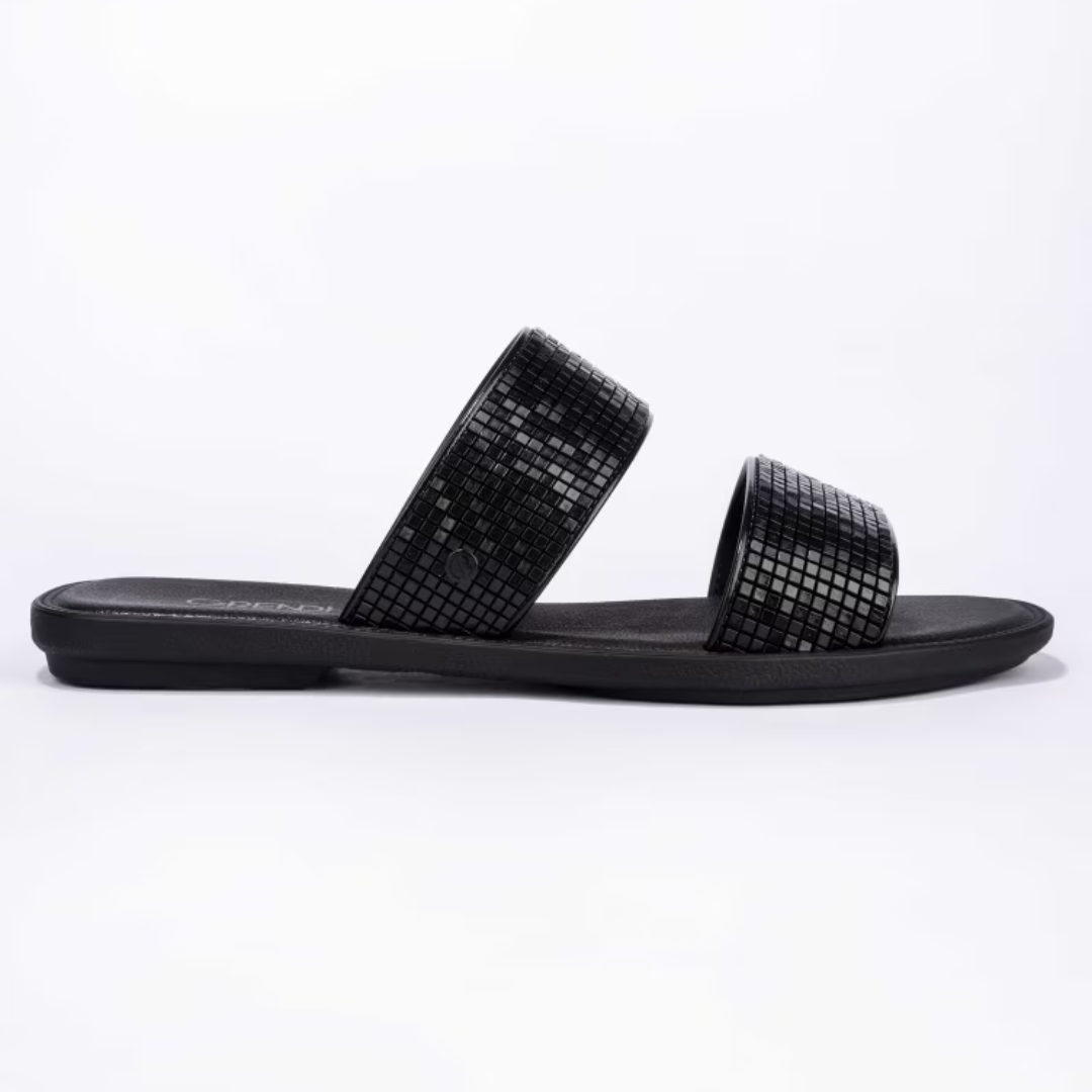 Grendha Ladies Buriti Icone Slide Black Sandal