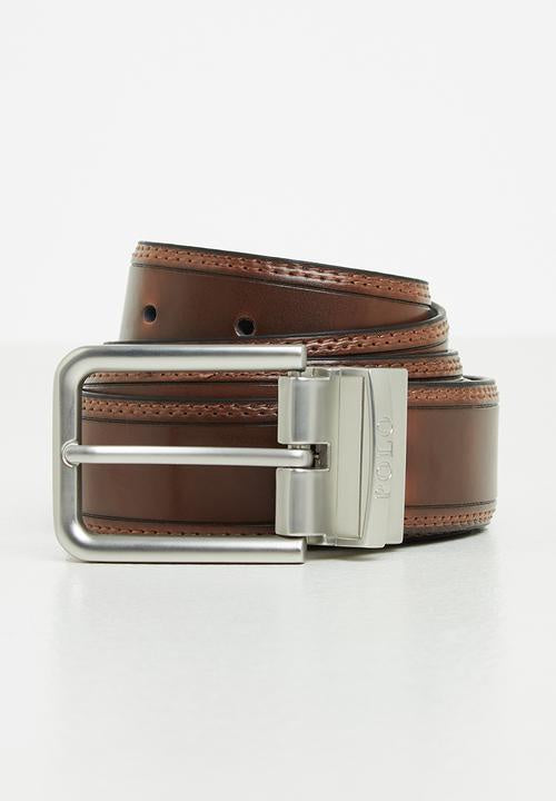 Polo Mens Perry Black -Brown Reversible Belts
